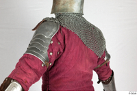  Photos Medieval Knight in mail armor 7 Historical Medieval Soldier red gambeson upper body 0014.jpg